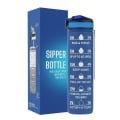 MuscleBlaze Sipper Water Bottle, Aqua Blue 1 L