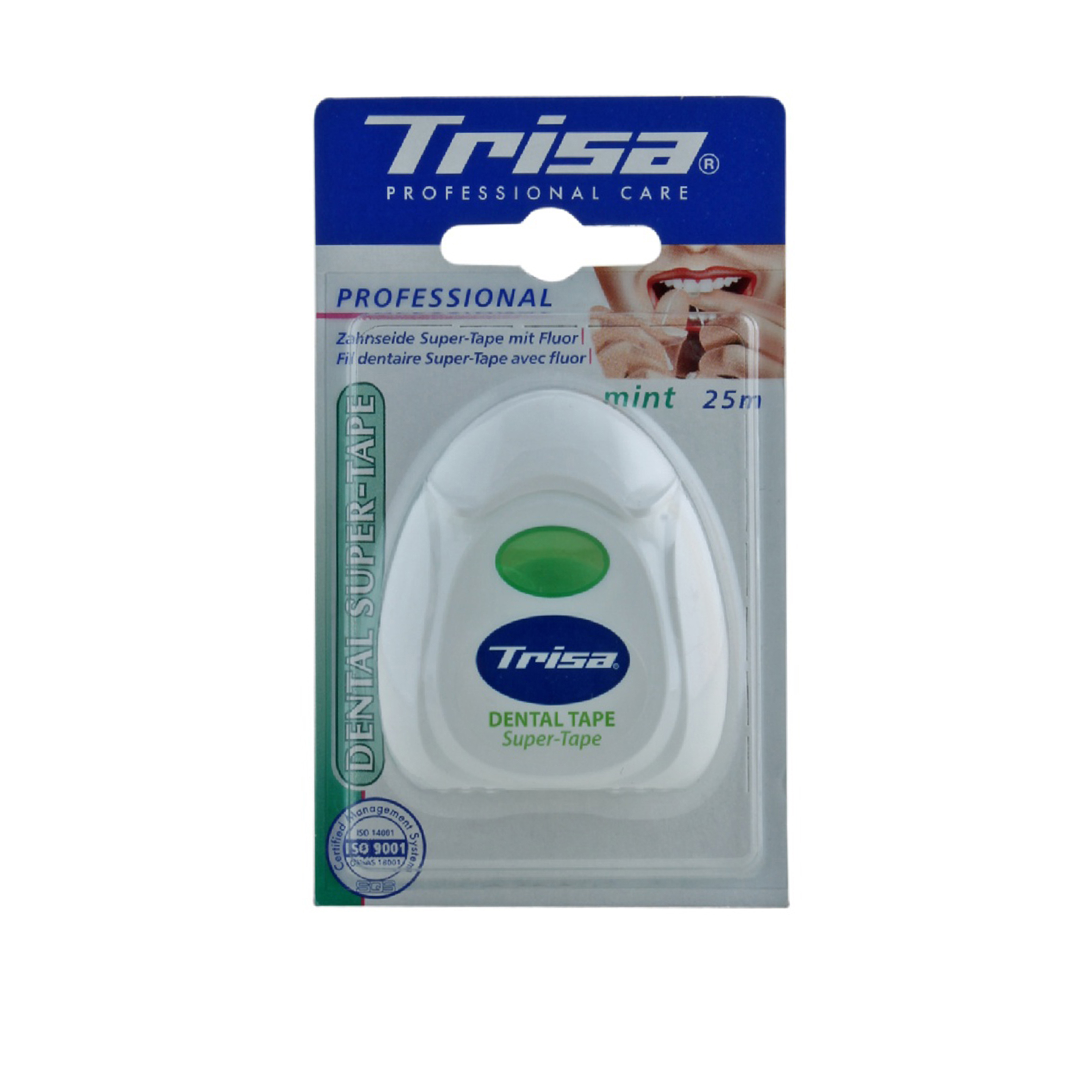 Trisa Dental Floss,  25m Super Tape 
