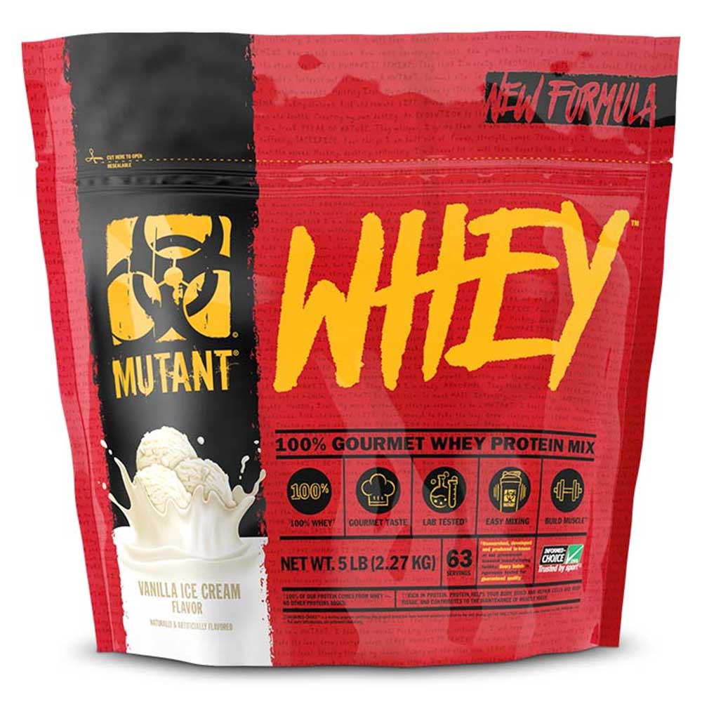 1 - Mutant Whey,  5 lb  Vanilla Ice Cream 