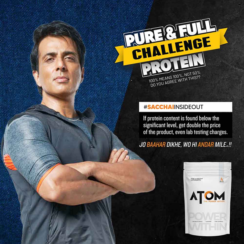 7 - AS-IT-IS Nutrition ATOM Nitro Whey with Creatine,  2.2 lb  Classic Vanilla 