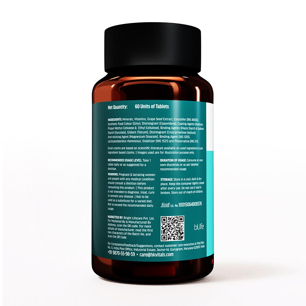 9 - HK Vitals Multivitamin Adults 50+,  Unflavoured  60 tablet(s)