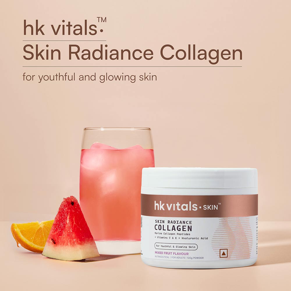 4 - HealthKart HK Vitals Skin Radiance Collagen,  100 g  Mixed Fruit