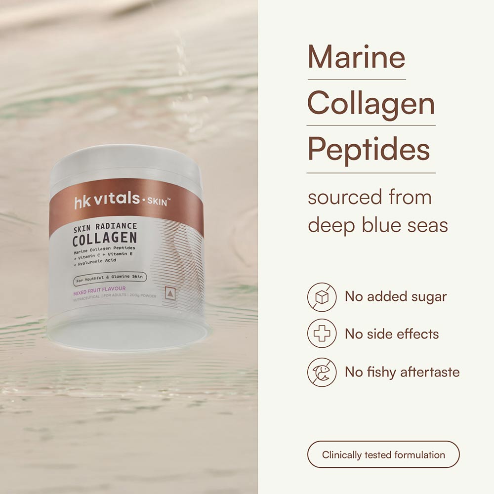 10 - HK Vitals Skin Radiance Collagen,  Marine Collagen  200 g  Mixed Fruit
