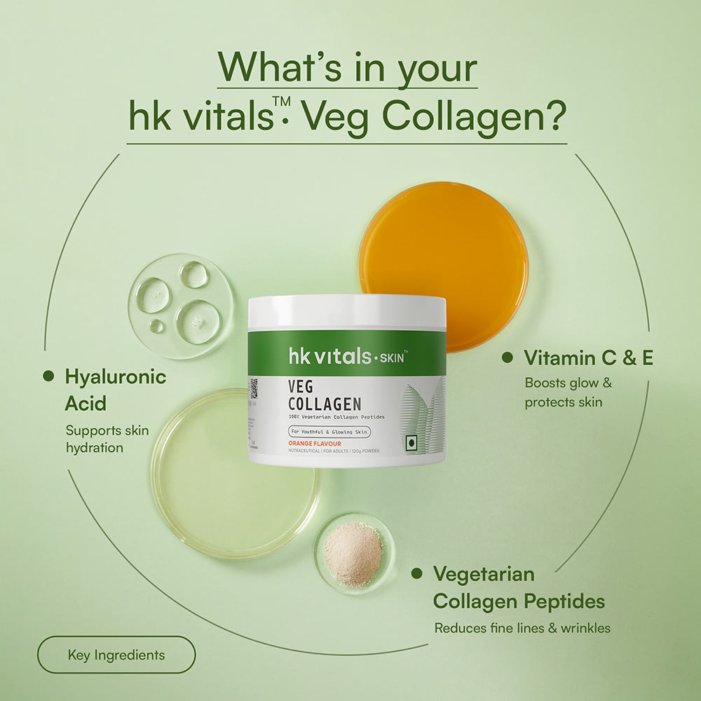 3 - HealthKart HK Vitals Skin Radiance Collagen,  120 g  Orange - Veg