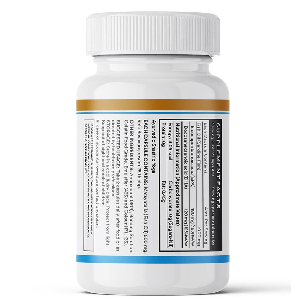 4 - INLIFE Fish Oil Omega 3 (1000 mg),  60 capsules 