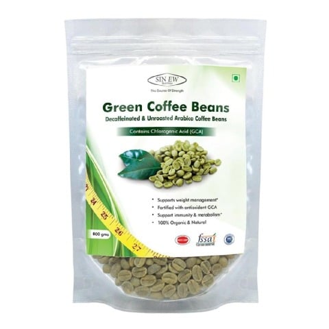 Sinew Nutrition Green Coffee Beans,  0.8 kg  Unflavoured 
