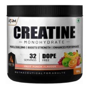 AS-IT-IS Nutrition ATOM Creatine Monohydrate, 100 g (0.22 lb), Fruit Punch