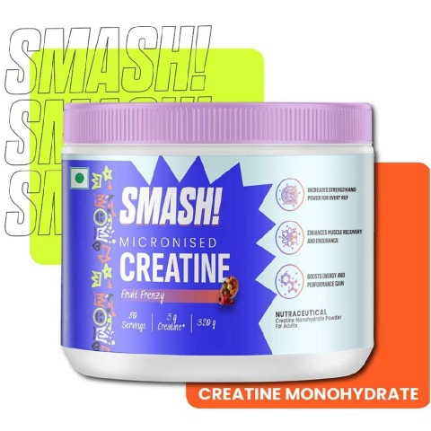 Smash Micronised Creatine Monohydrate,  Fruit Frenzy  0.71 lb 