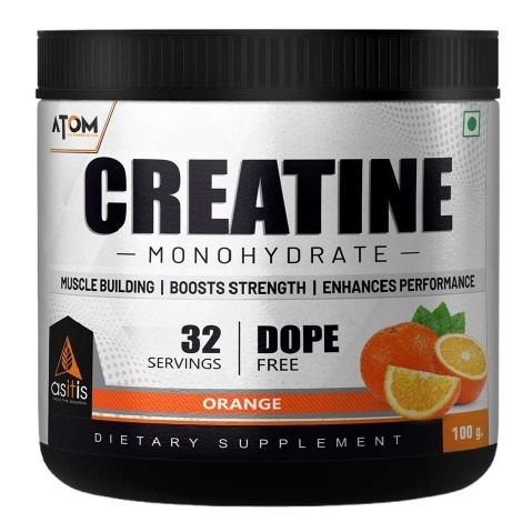 1 - AS-IT-IS Nutrition ATOM Creatine Monohydrate,  Orange  0.22 lb 