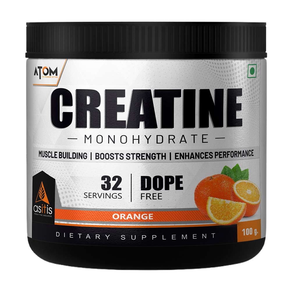 1 - AS-IT-IS Nutrition ATOM Creatine Monohydrate,  Orange  0.22 lb 