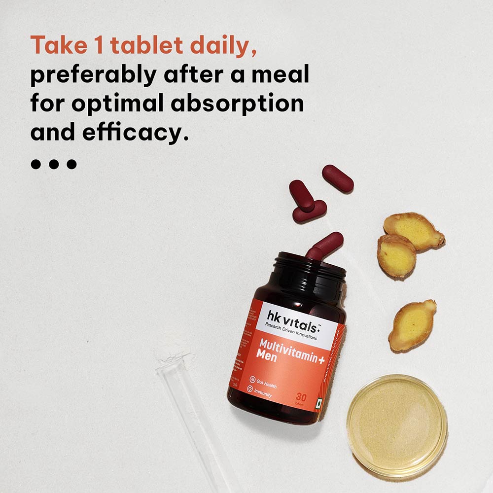 6 - HK Vitals Multivitamin Plus Men,  30 tablet(s)  Unflavoured