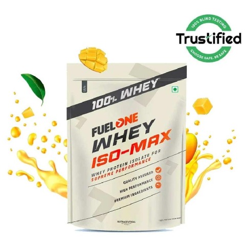 1 - Fuel One Whey Iso-Max Powder,  2.2 lb  Mango 