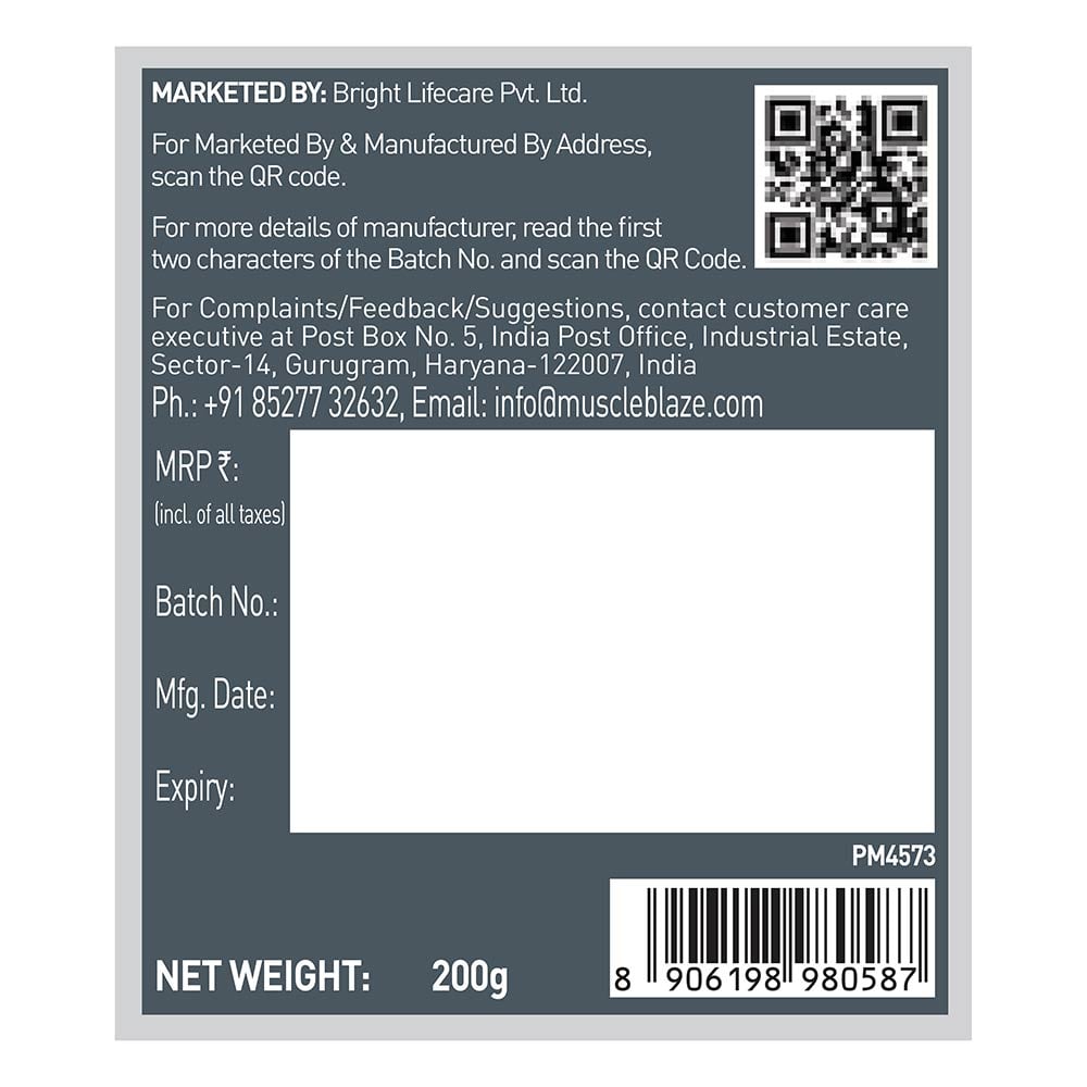 2 - MuscleBlaze PRE Workout 200 Xtreme,  0.44 lb  Tangy Orange