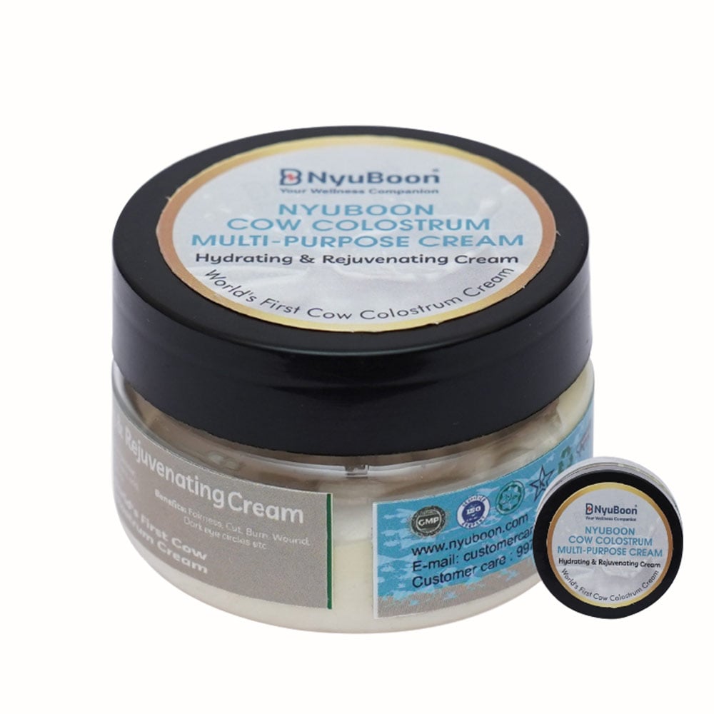 NyuBoon Cow Colostrum Multi-Purpose Cream,  30 g  for All Skin Types 