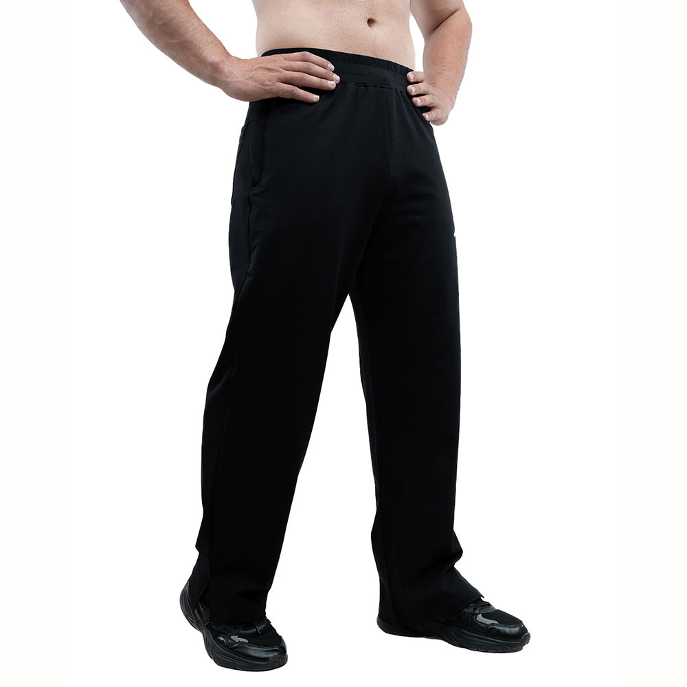 3 - Athflex Men's Straight Fit Classic Workout Pants,  Black  XXL 