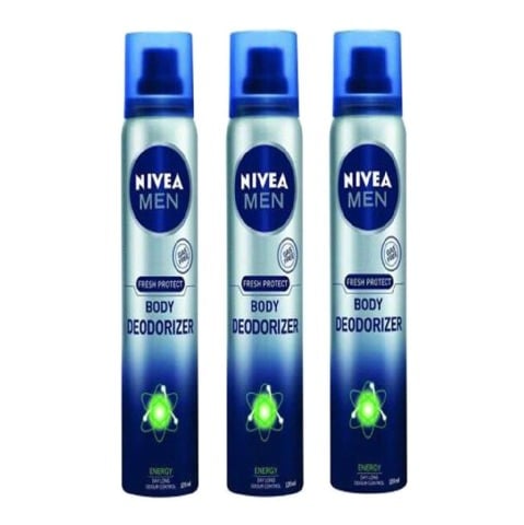 Nivea Energy Deo Pack of 3,  120 ml  for Men 