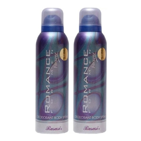 Rasasi Romance Forever Deo Pack of 2,  200 ml  for Men 