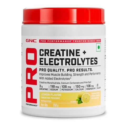1 - GNC Pro Performance Creatine+ Electrolytes,  Lemon  0.55 lb 