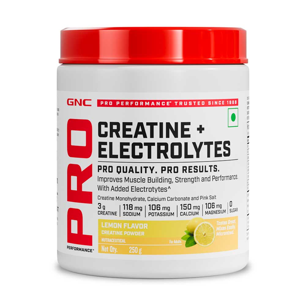 1 - GNC Pro Performance Creatine+ Electrolytes,  Lemon  0.55 lb 