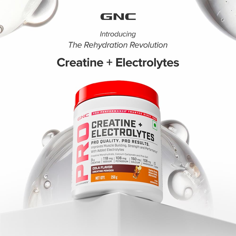 4 - GNC Pro Performance Creatine+ Electrolytes,  Cola  0.88 lb 