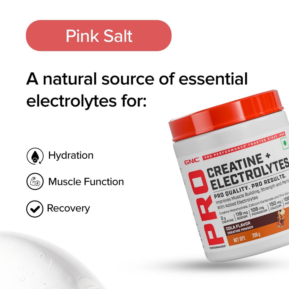 9 - GNC Pro Performance Creatine+ Electrolytes,  Cola  0.55 lb 