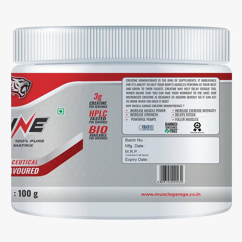 2 - Muscle Garage Creatine,  Unflavoured  0.22 lb 