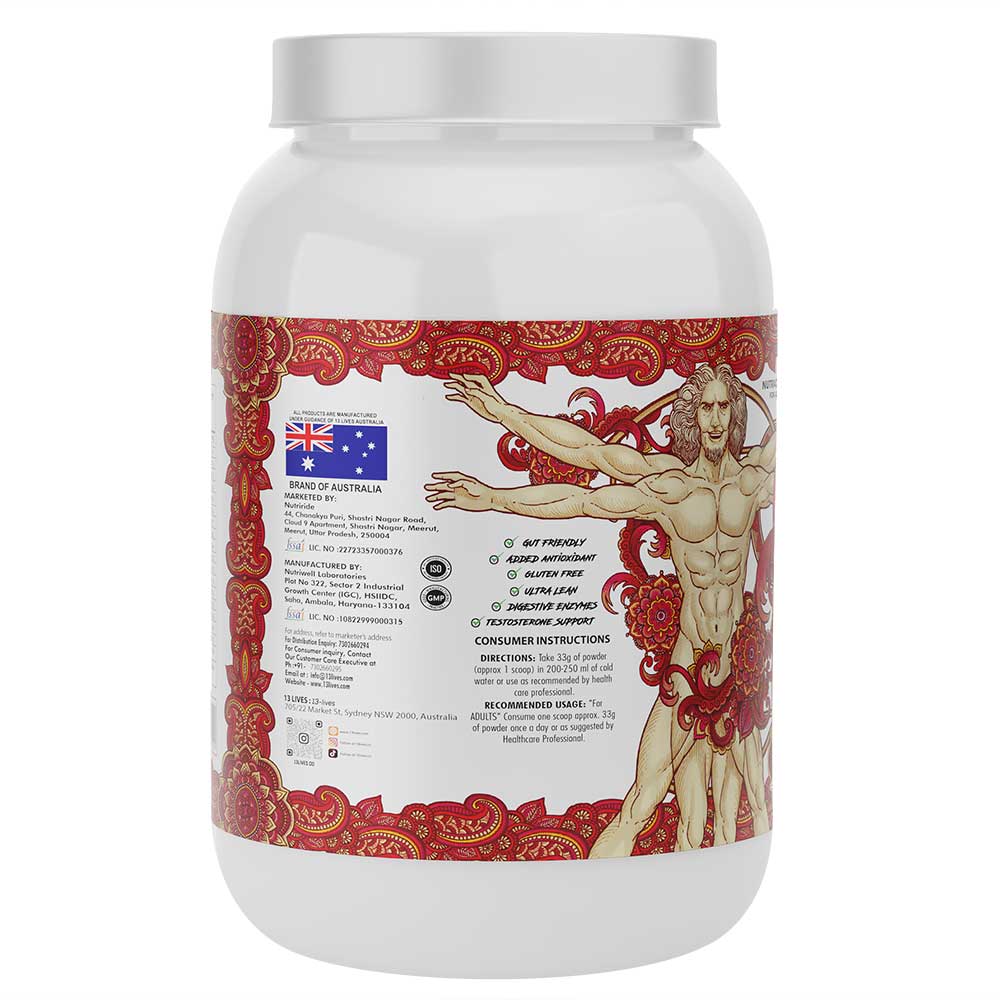2 - 13 Lives Whey Protein,  2.2 lb  Almond Saffron Treat 