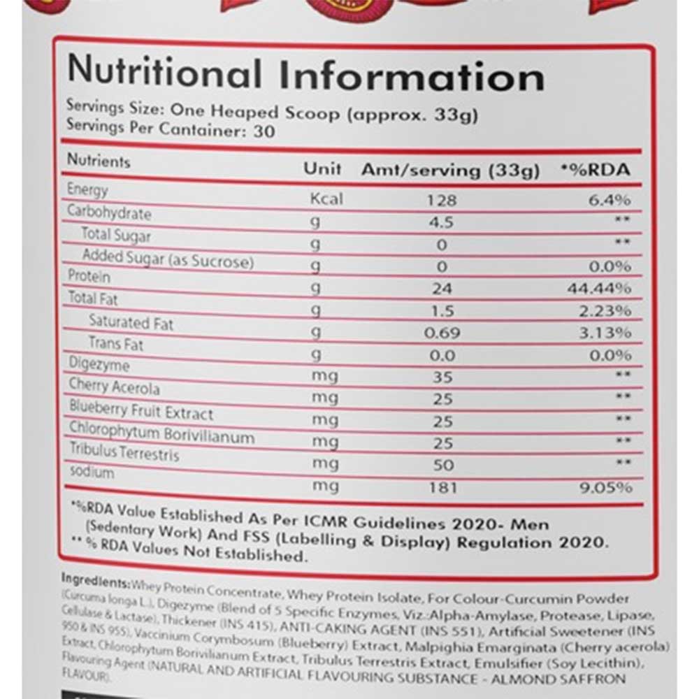 3 - 13 Lives Whey Protein,  2.2 lb  Almond Saffron Treat 