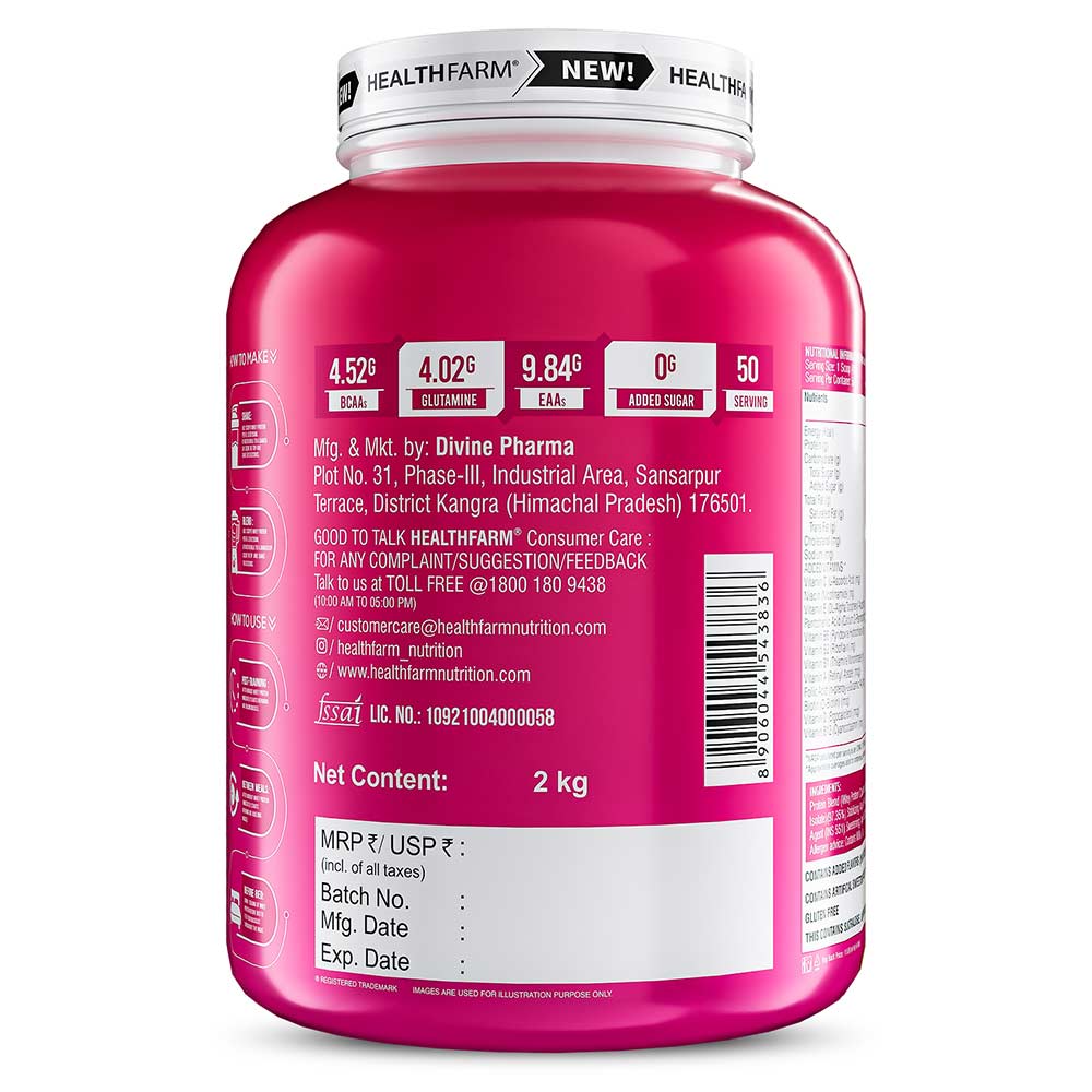 2 - Healthfarm MeFirst Whey Protein,  4.4 lb  Caramel Strawberry 