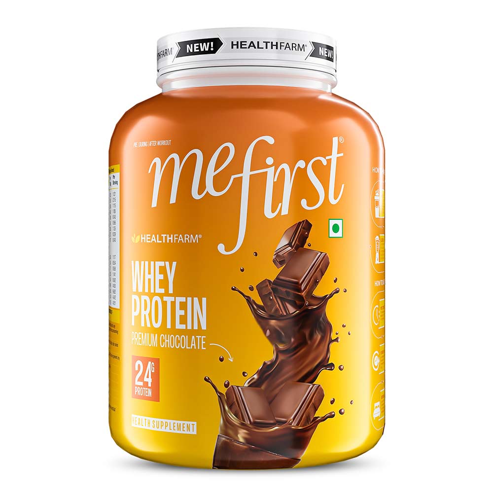 1 - Healthfarm MeFirst Whey Protein,  4.4 lb  Premium Chocolate 
