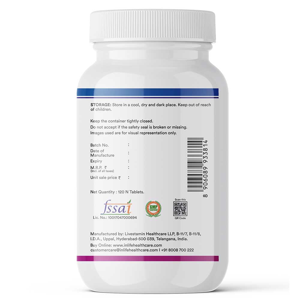6 - INLIFE Multivitamin & Minerals,  120 tablet(s)  Unflavoured 