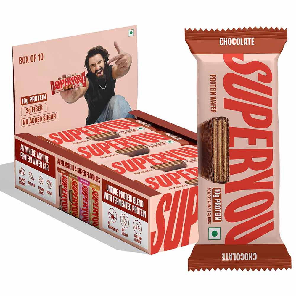1 - Superyou Protein Wafer Bar,  10 bar(s)  Chocolate 