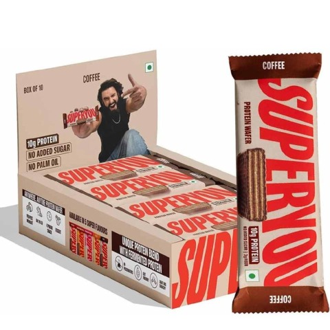 1 - Superyou Protein Wafer Bar,  10 bar(s)  Coffee 