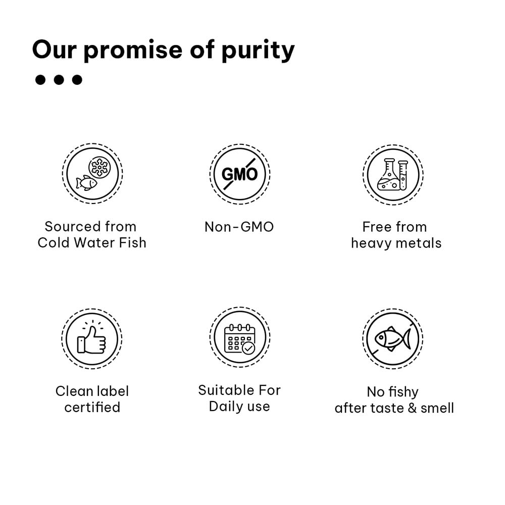 7 - HK Vitals Fish Oil 1000mg with 180mg EPA and 120mg DHA,  30 capsules