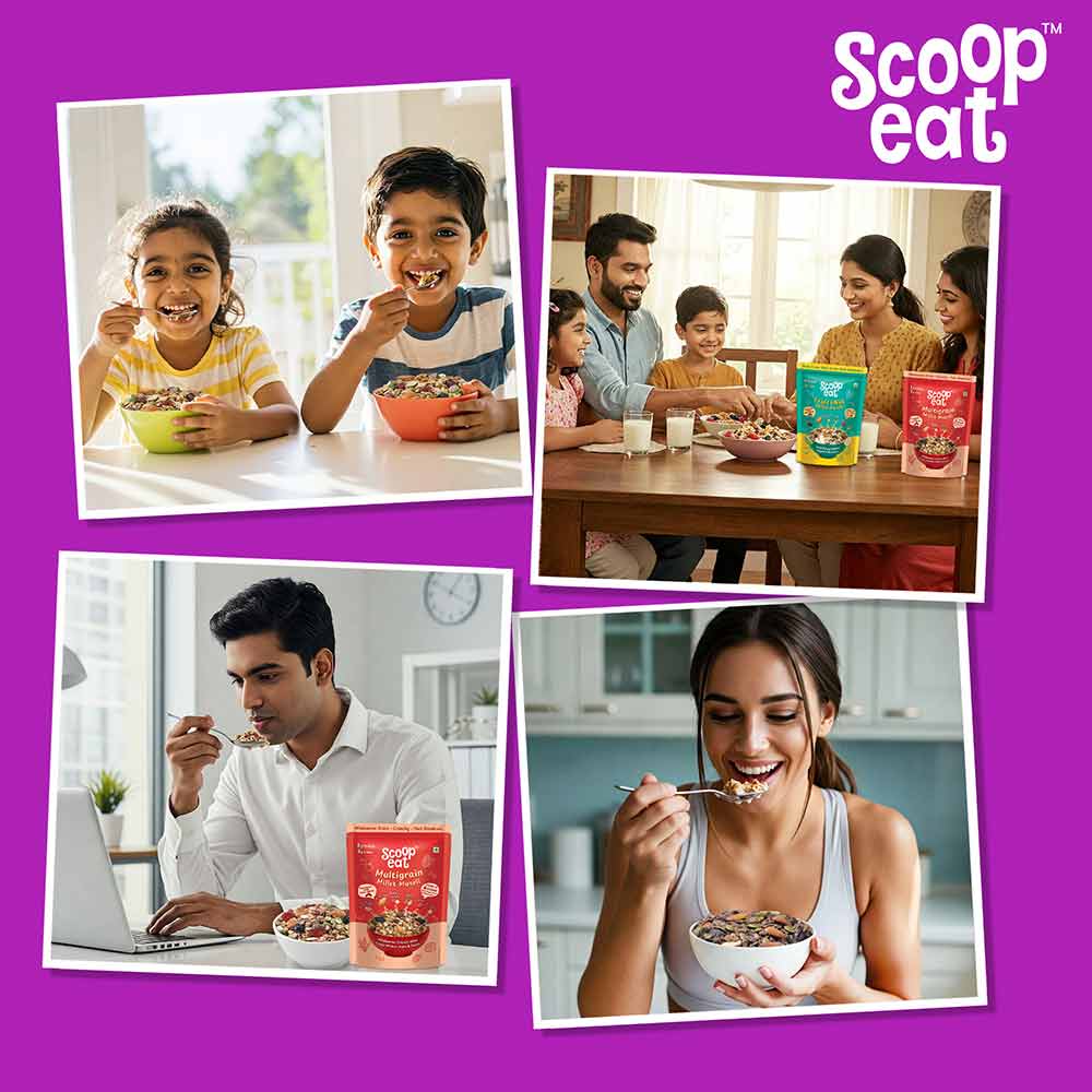 4 - Scoopeat Millet Muesli Combo,  2 Piece(s)/Pack  Multigrain, Fruit & Nut 