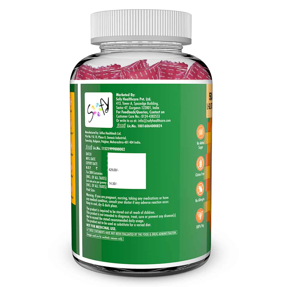 3 - Naturyz Glutathione with Vitamin C,  Orange  30 gummies 