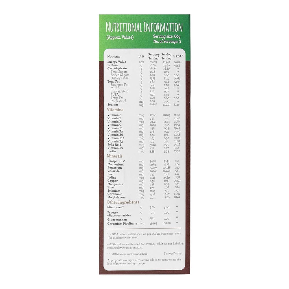 2 - GoFigure Meal Replacement Shake,  3 sachets/pack  Creamy Chocolate 