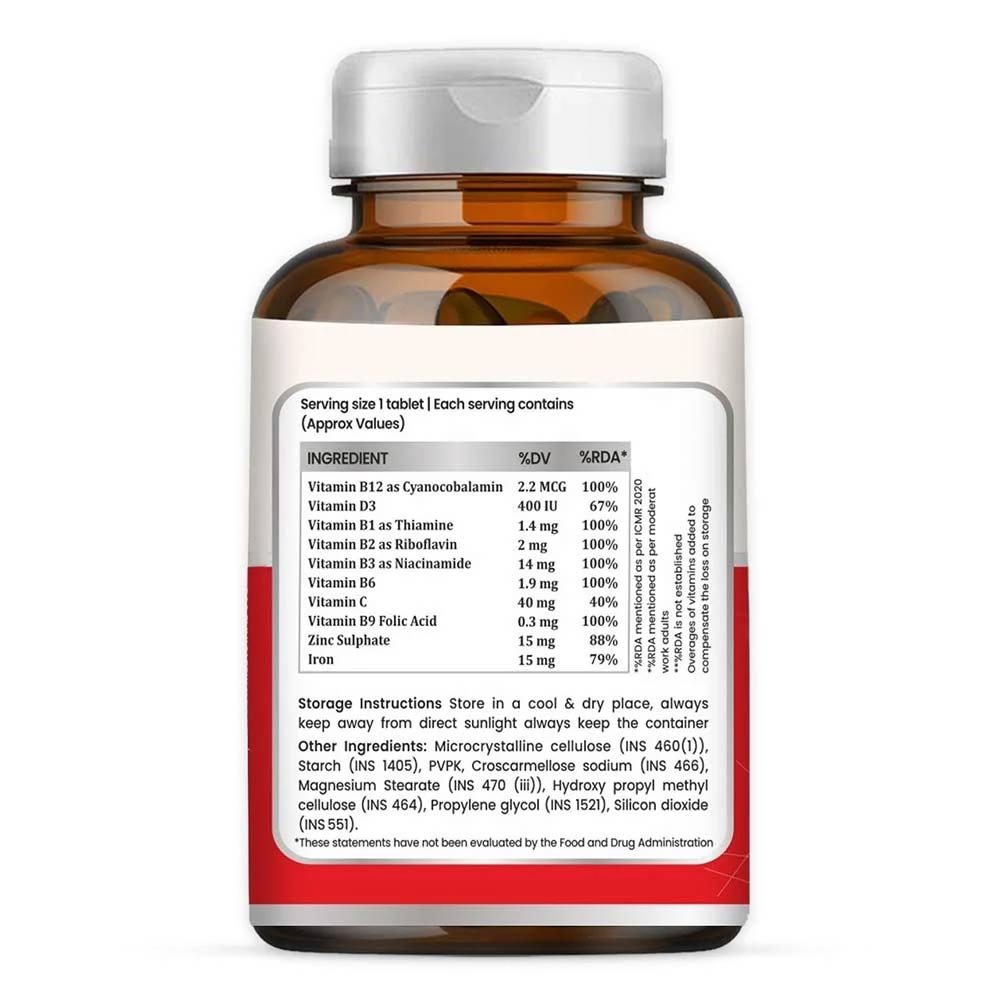 3 - Vaamveda Iron & Folic Acid (Pack of 2),  60 tablet(s) 