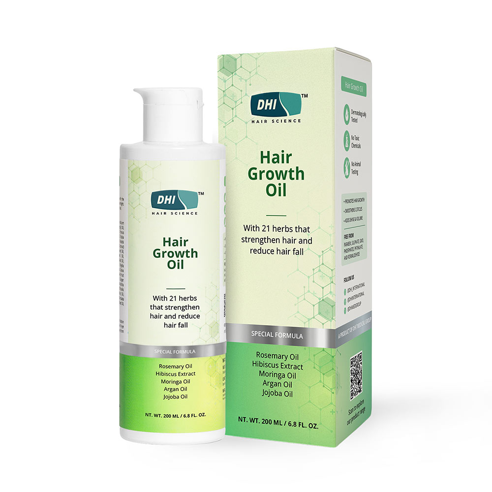 1 - DHI Hair Growth Oil,  200 ml  for All Hair Types 