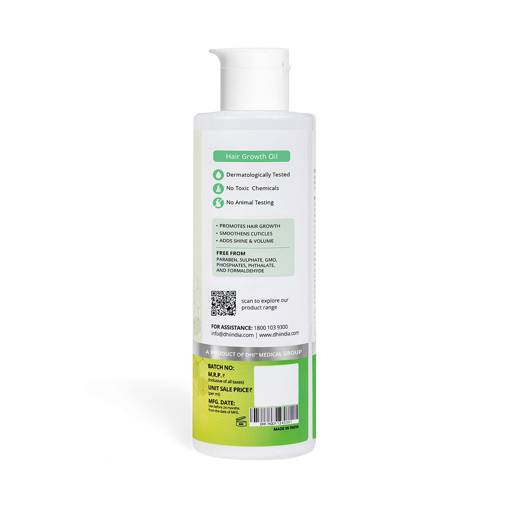 2 - DHI Hair Growth Oil,  200 ml  for All Hair Types 