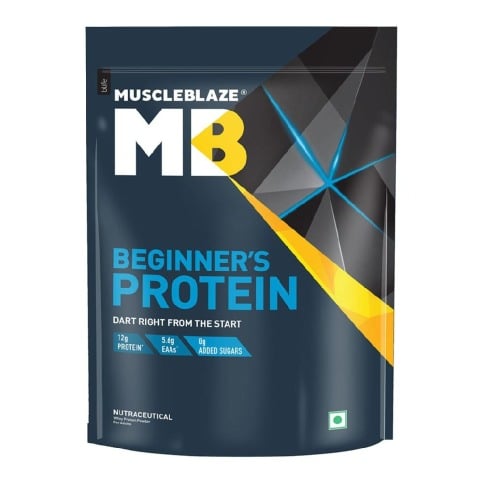 7 - MuscleBlaze Beginner's Protein, 2.2 lb Cookies and Cream