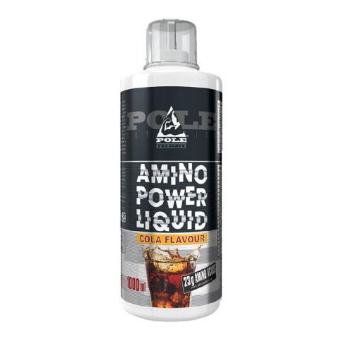 1 - Pole Nutrition Amino Power Liquid,  1000 ml  22 Servings  Cola 