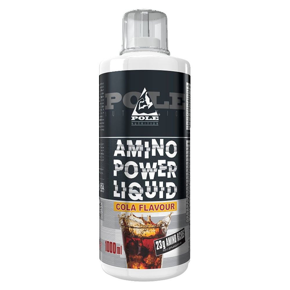 1 - Pole Nutrition Amino Power Liquid,  1000 ml  22 Servings  Cola 