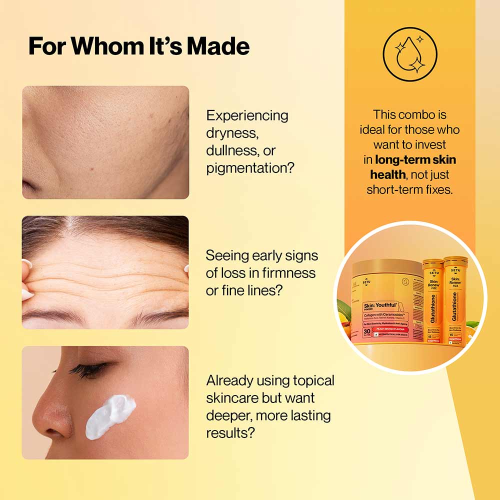 5 - Setu Skin: Renew Fizz & Skin: Youthful Combo,  Orange & Peach Mango  2 Piece(s)/Pack 