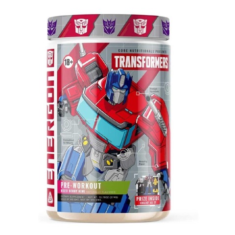 1 - Core Nutritionals Transformers Energon Pre Workout,  0.82 lb  Mixed Berry Kiwi 
