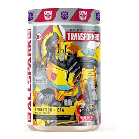 1 - Core Nutritionals Transformers AllSpark Hydration + EAA,  Sour Lemon Candy  1.05 lb  30 Servings 