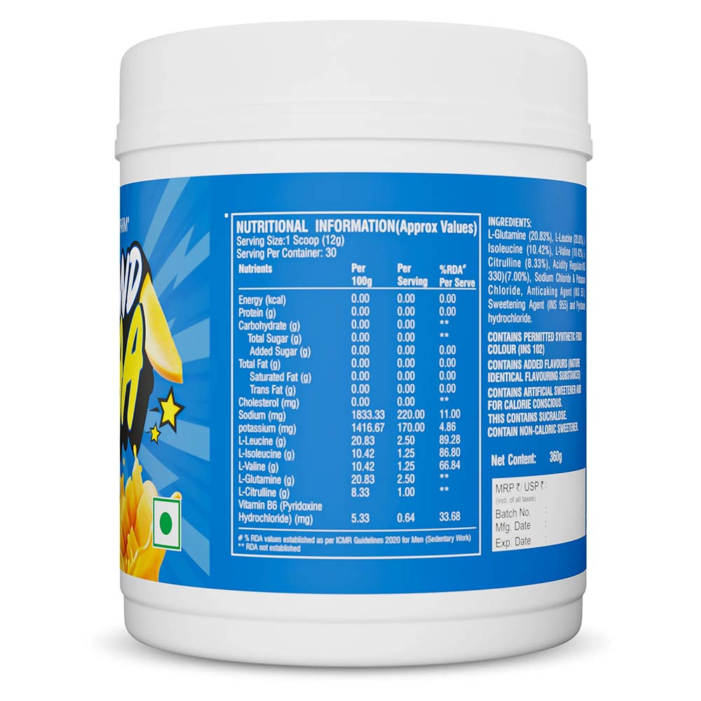 4 - Healthfarm Beyond BCAA,  0.79 lb  30 Servings  Mango Madness 