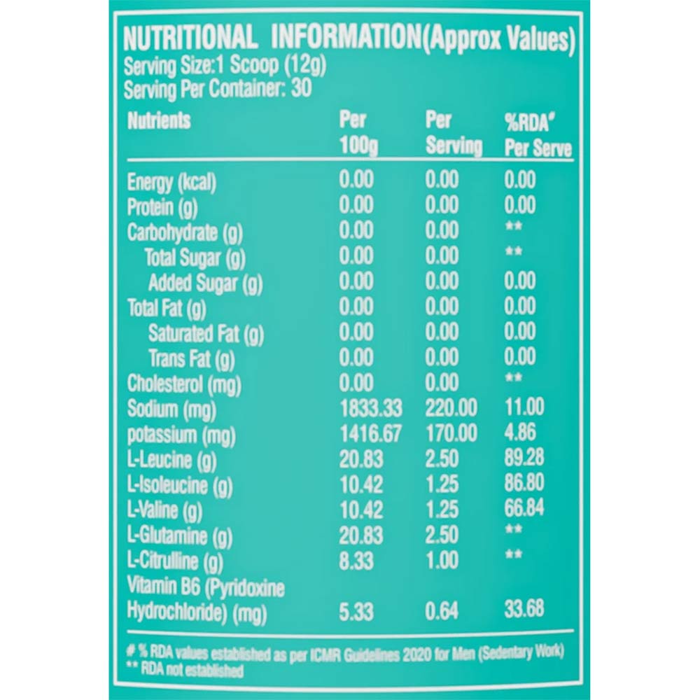 3 - Healthfarm Beyond BCAA,  0.79 lb  30 Servings  Knockout Fruit 