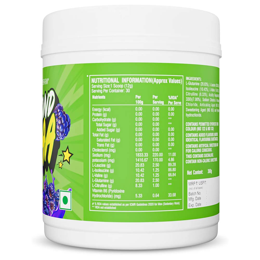 4 - Healthfarm Beyond BCAA,  0.79 lb  30 Servings  Blue Raspberry 