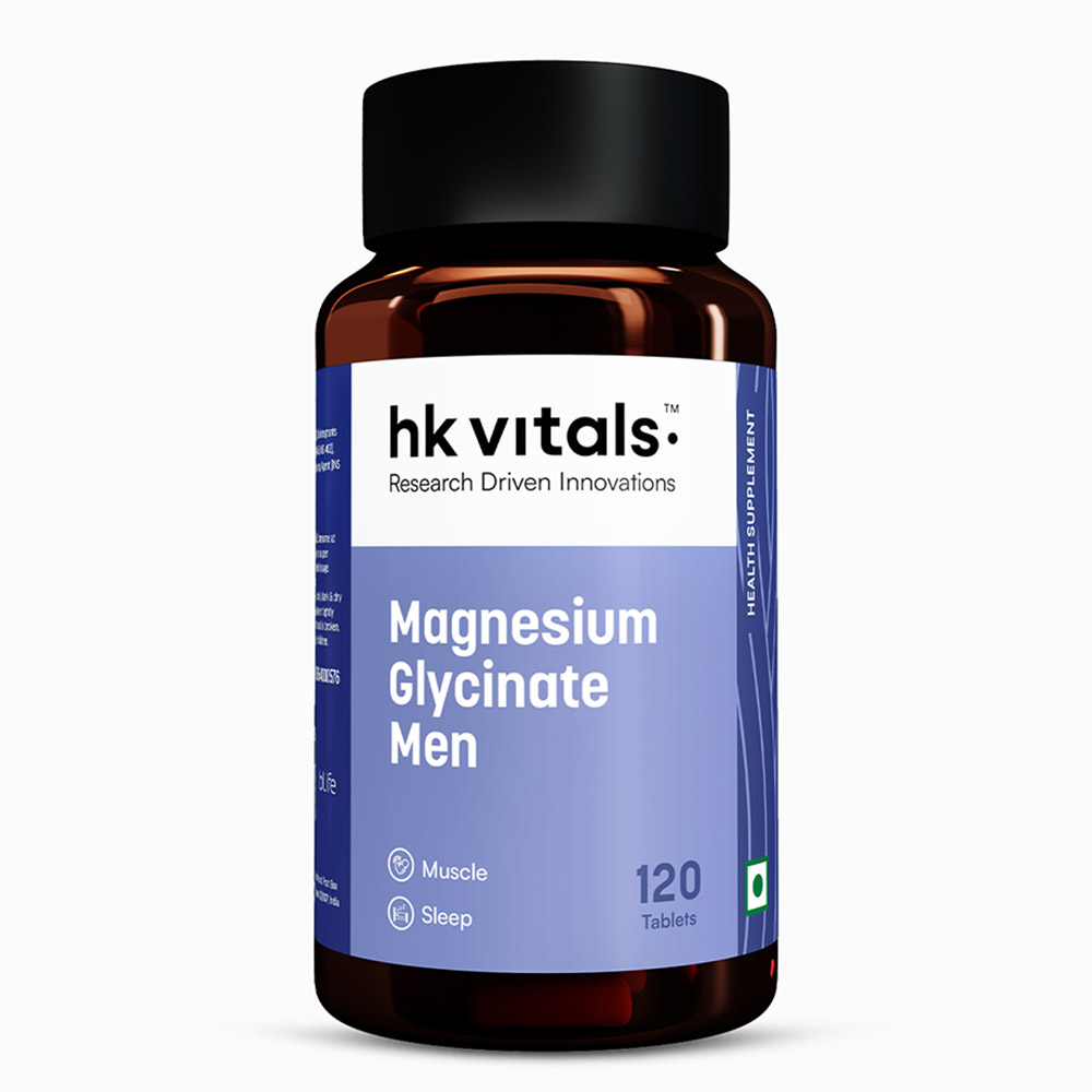 2 - HealthKart HK Vitals Magnesium Glycinate,  Unflavoured  120 tablet(s) 